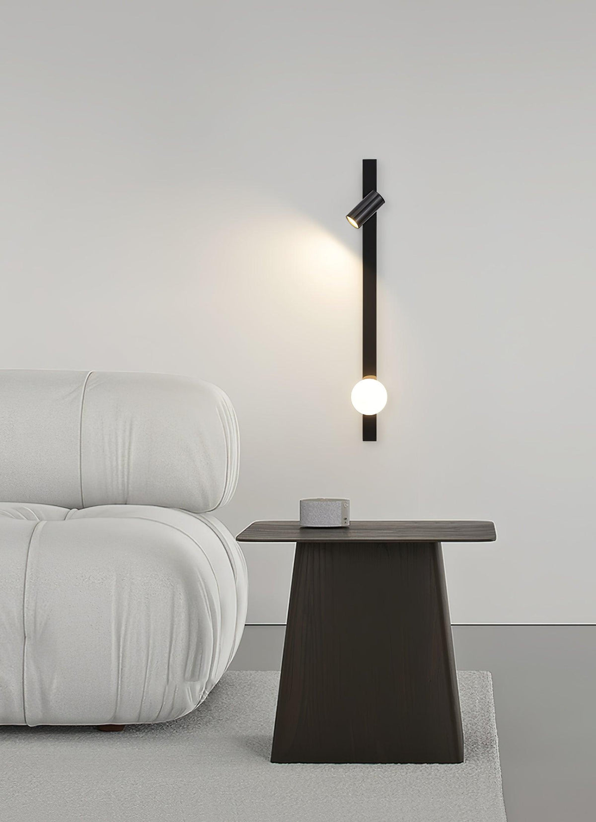 Aloz Messing-Glas-Minimalisten-Wandleuchte