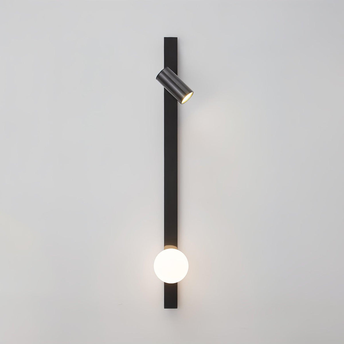 Aloz Messing-Glas-Minimalisten-Wandleuchte