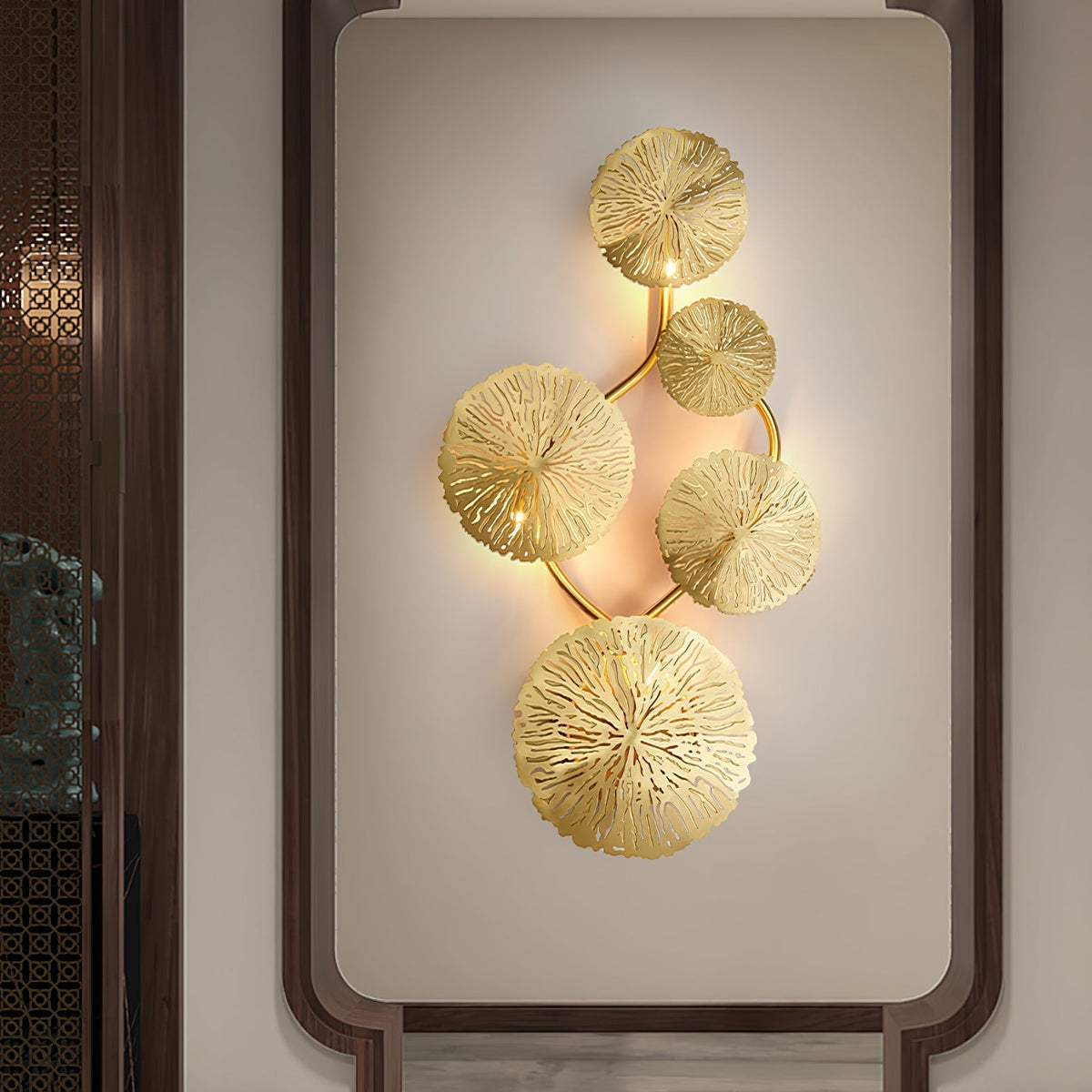 Veya Lotusblatt-Wandlampe