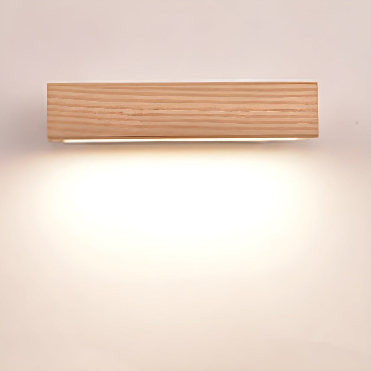 Nave Holz- und Acryl-Wandleuchte