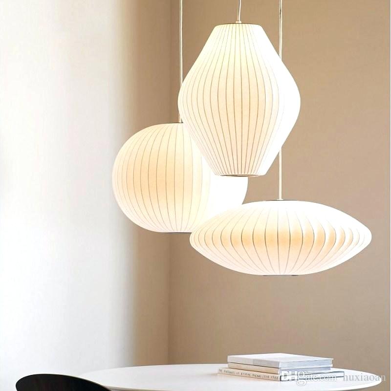 Ritta Modern LED Pendelleuchte Weiß Wohnzimmer/Esstisch Metall&Stoff