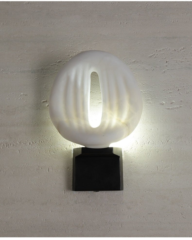 Eirion Rift Alabaster-Wandleuchte