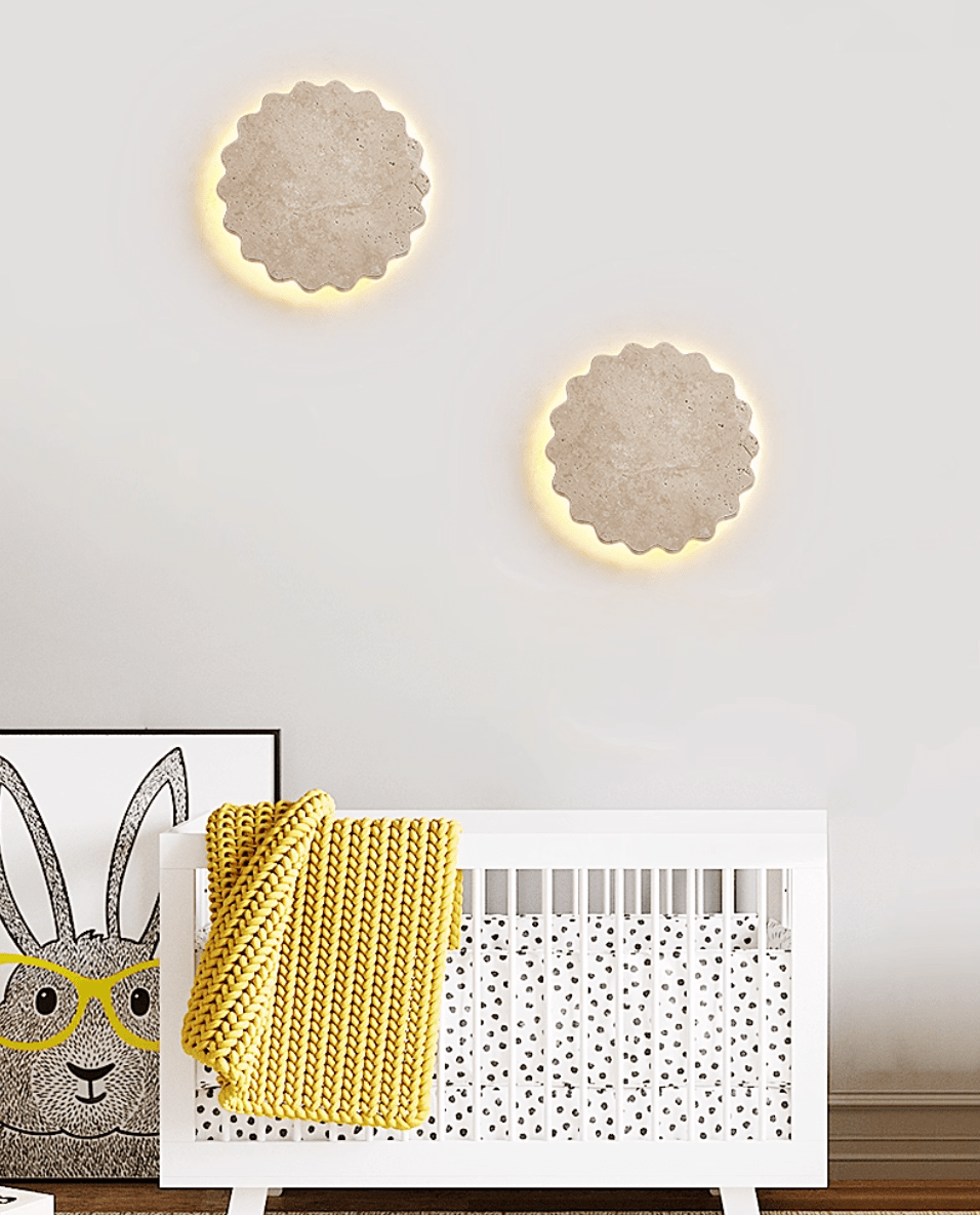 Viraanette Luna Scallop-Wandleuchte
