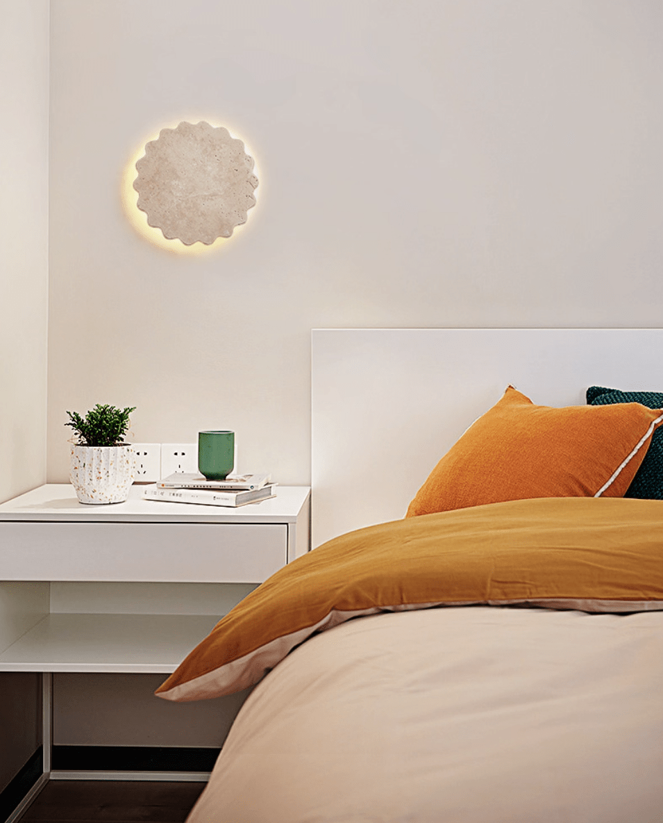 Viraanette Luna Scallop-Wandleuchte