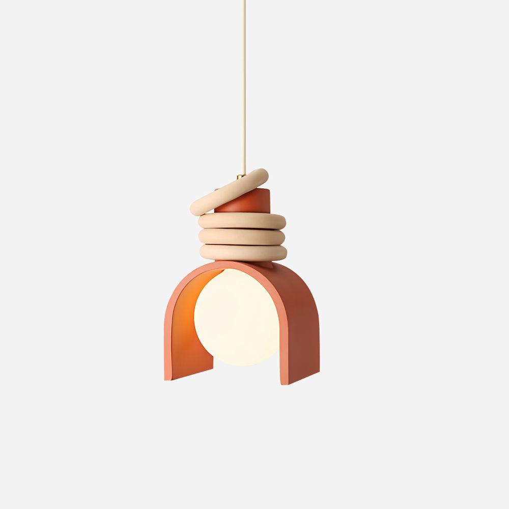 Pendelleuchte mit Glaskugel für das Esszimmer – künstlerisch