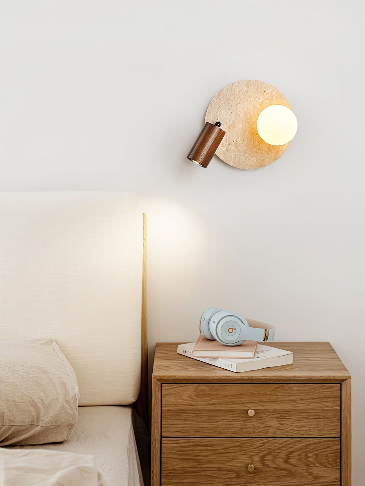 Armara Travertine Wandleuchte
