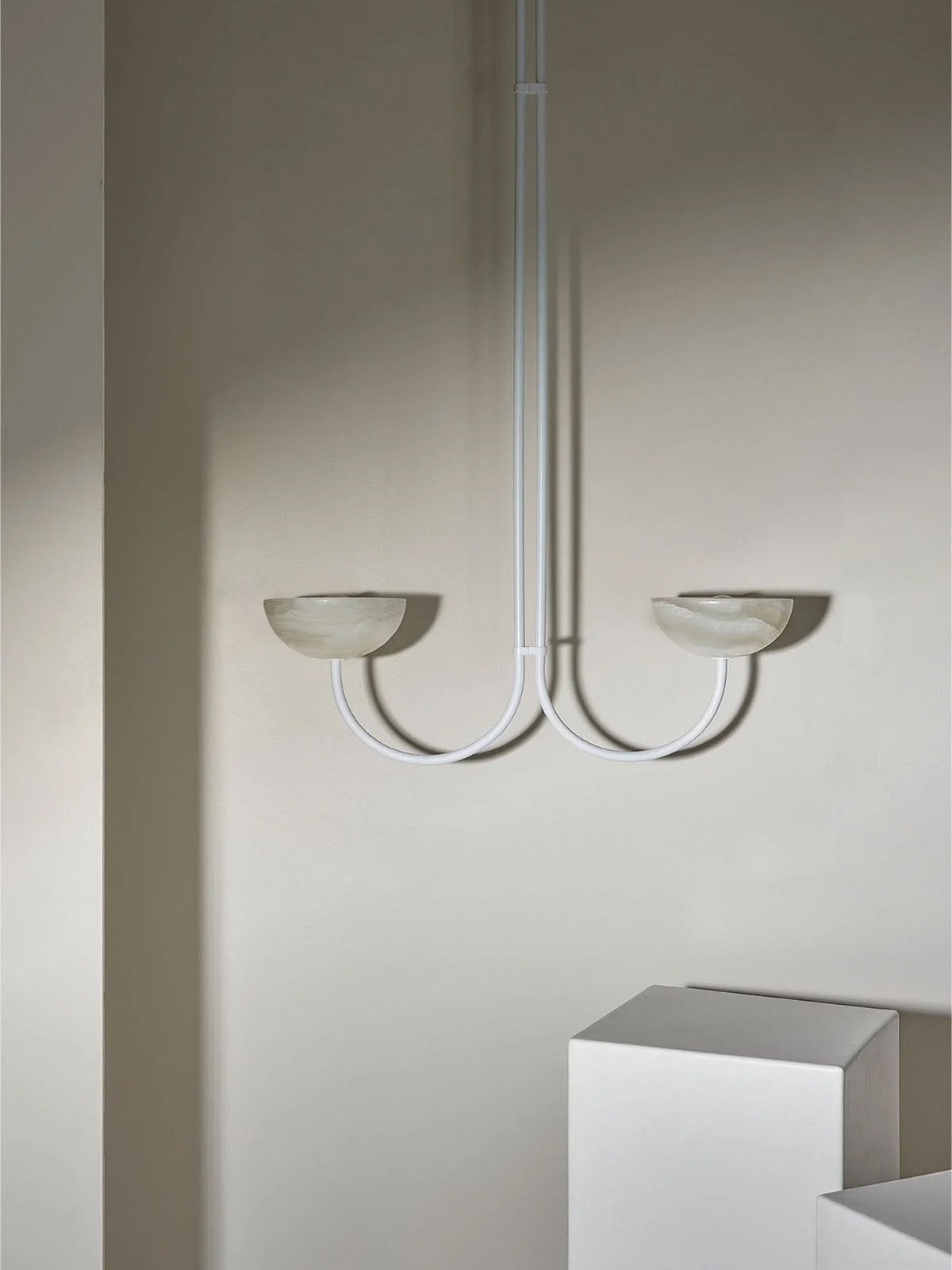 Hartvik Duo Pendelleuchte Alabaster