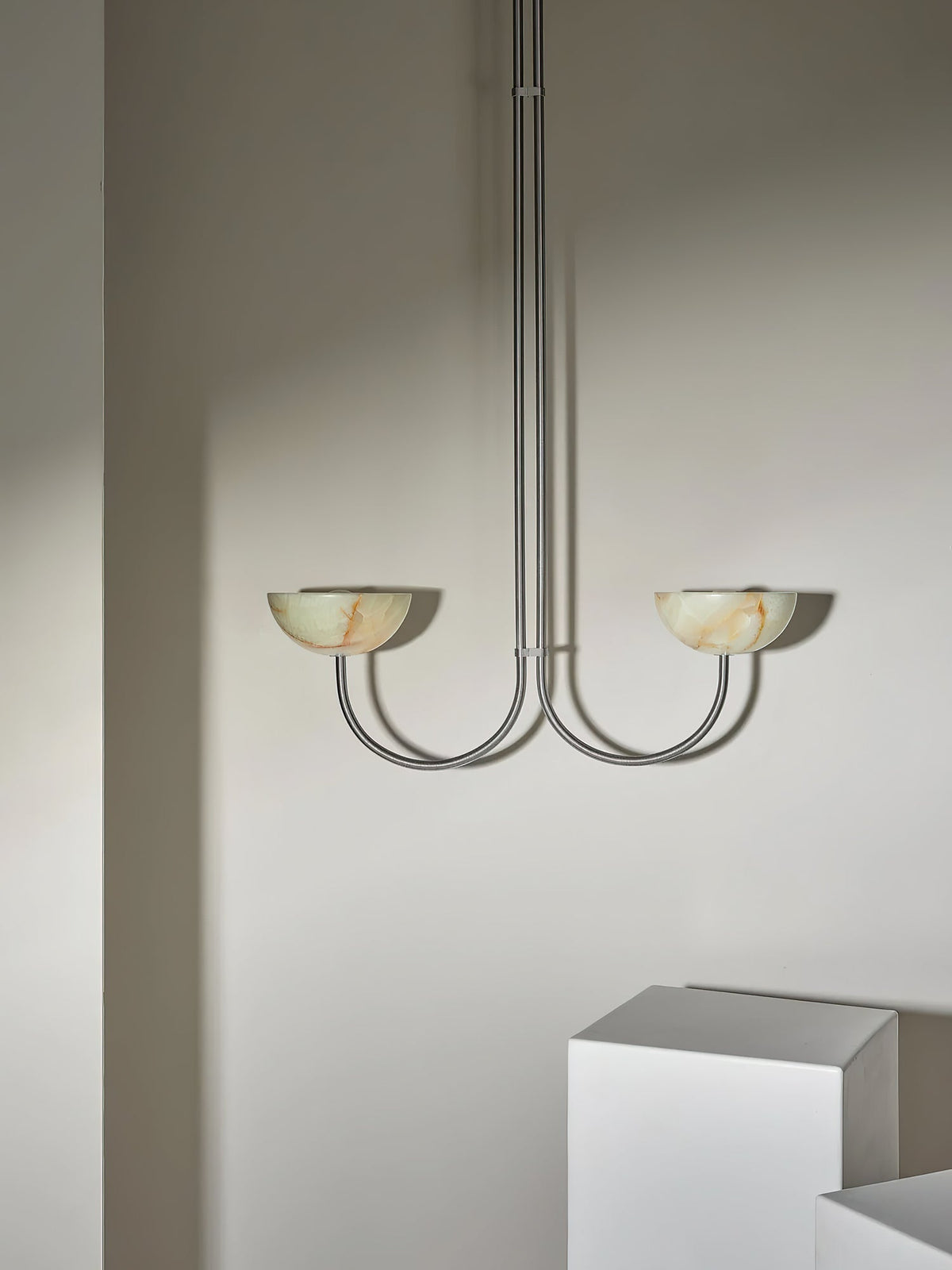 Hartvik Duo Pendelleuchte Alabaster
