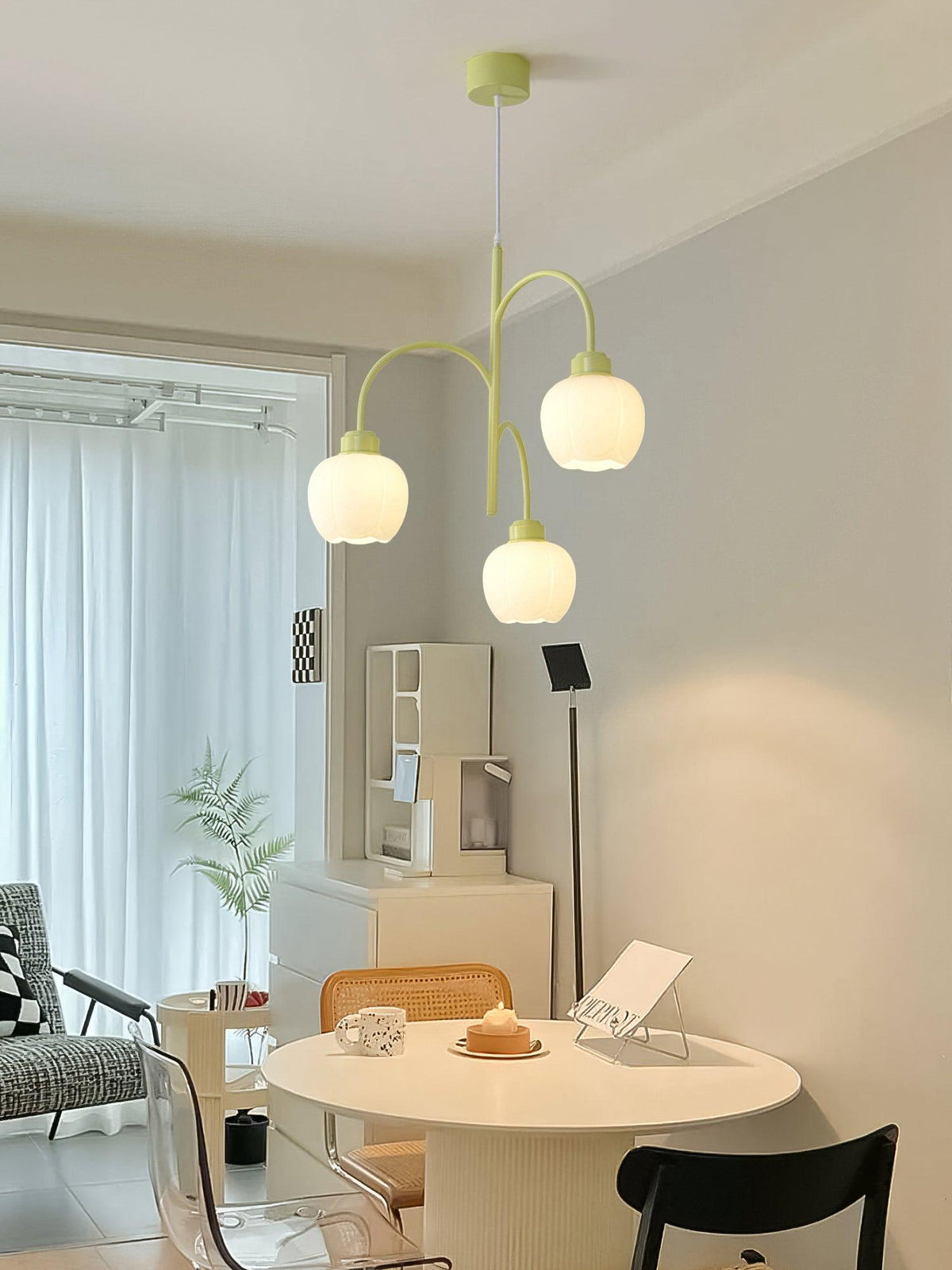 Pane Kronleuchter Blumenblatt-Design modern