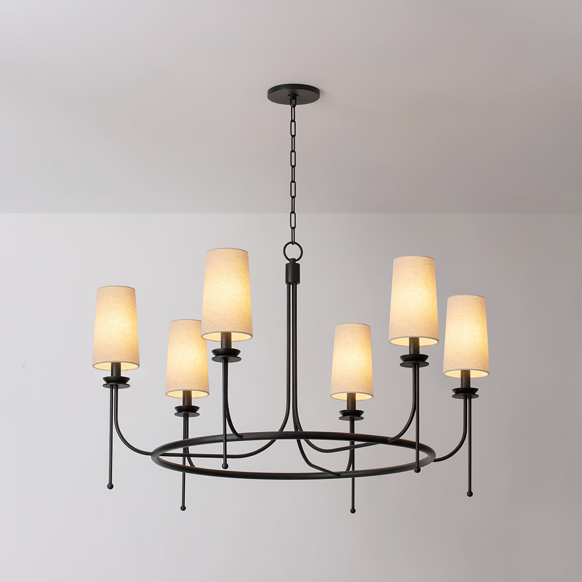 Wath Vintage Eisen Kronleuchter