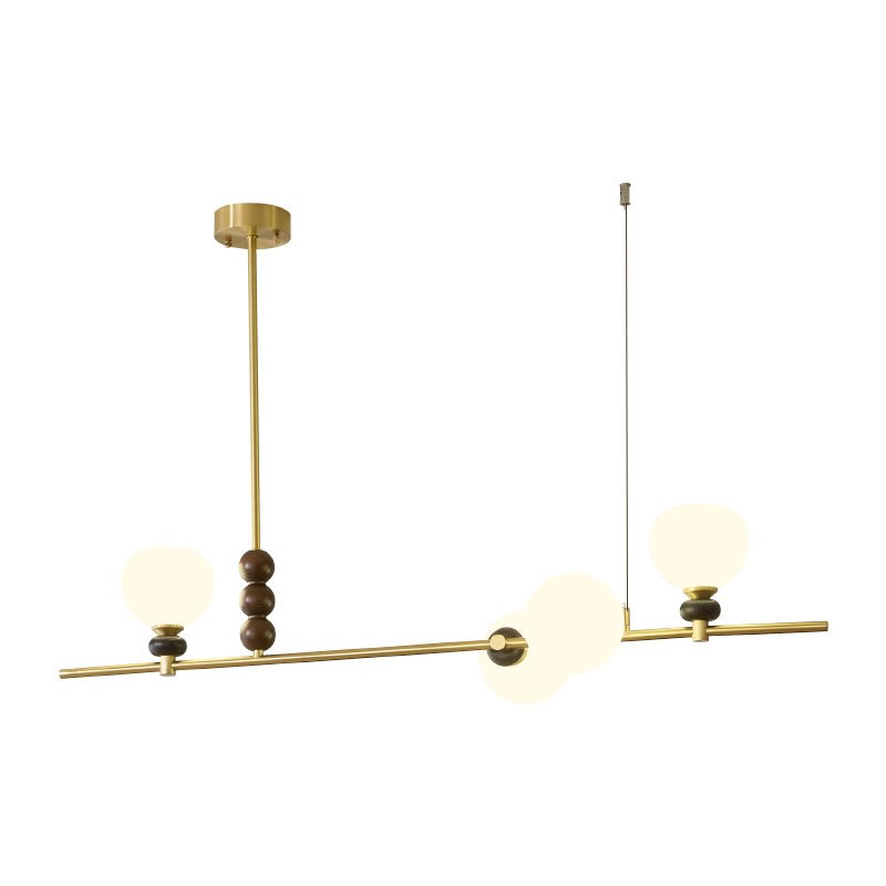 Sylivia Pendelleuchte aus Holz im Vintage-Stil