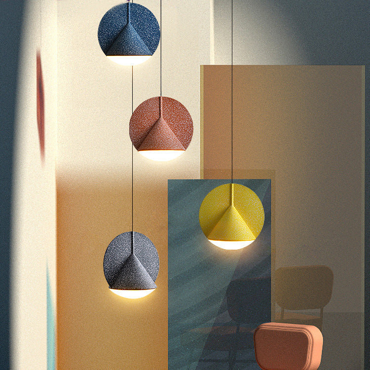 Arisha Modern LED Pendelleuchte Grau/Blau/Gelb/Orange Wohn/Esszimmer Harz