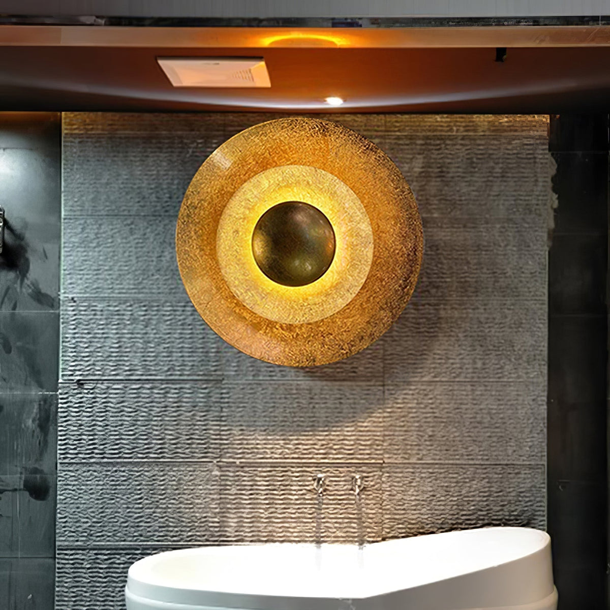 Solaris Vintage Folien-Wandleuchte