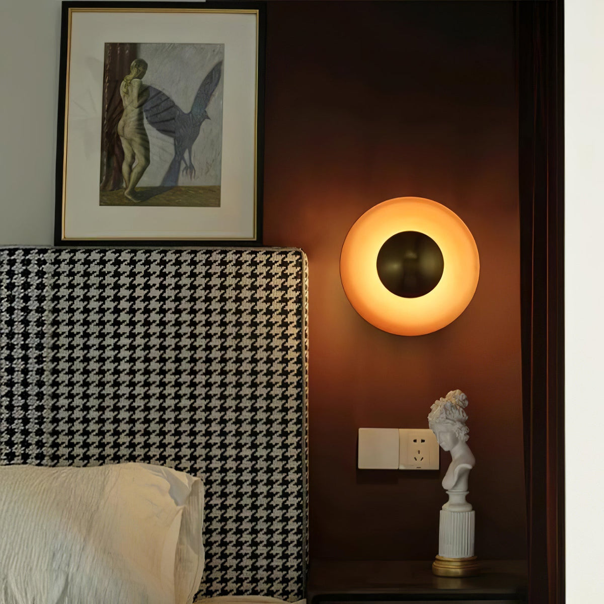 Solaris Vintage Folien-Wandleuchte
