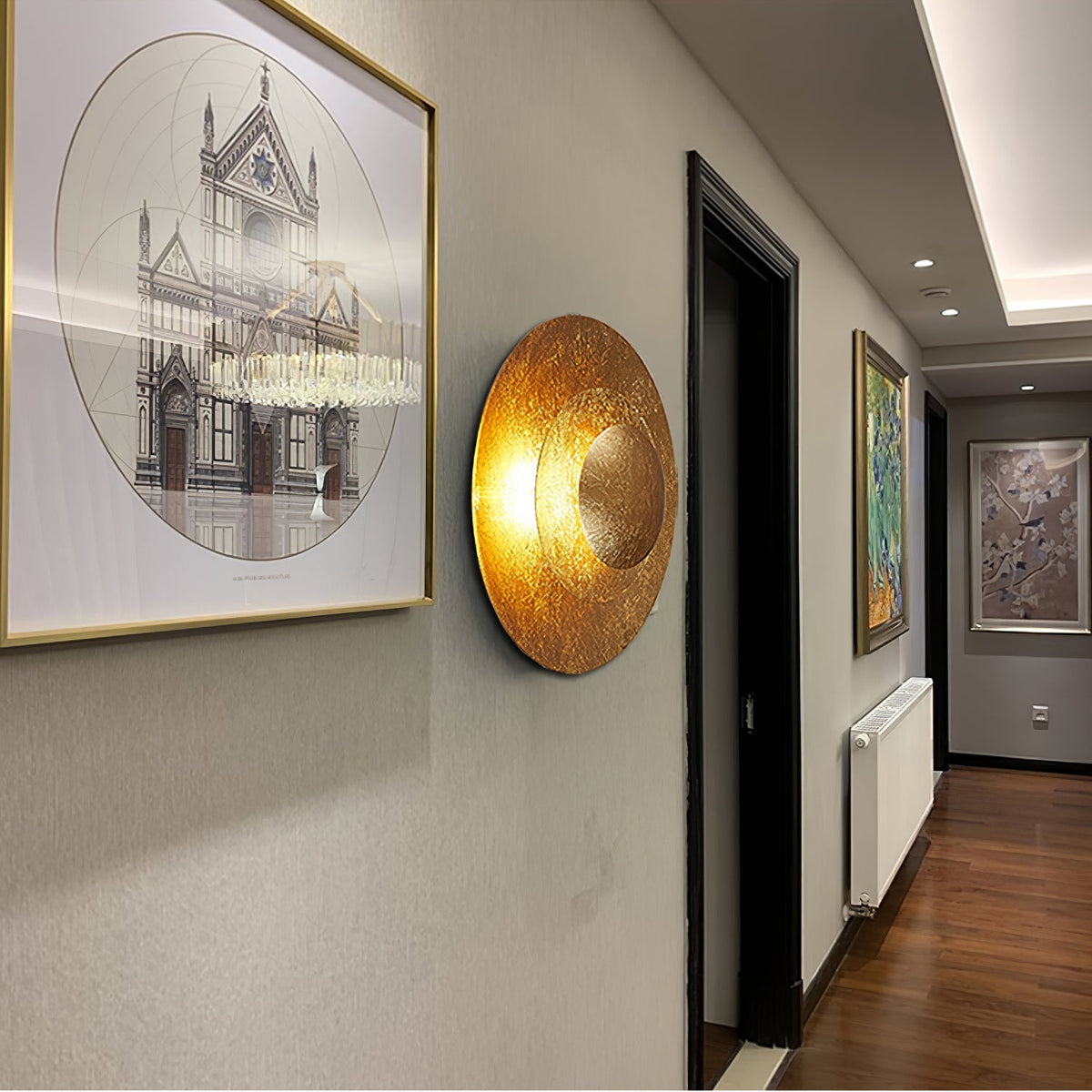 Solaris Vintage Folien-Wandleuchte