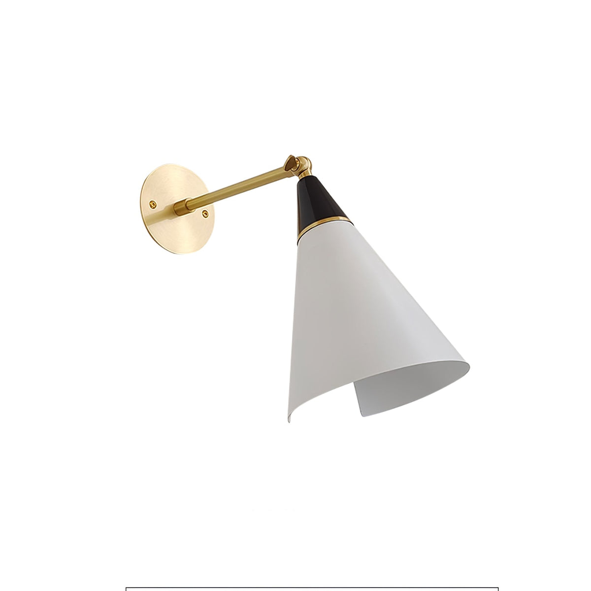 Orieiella zeitgenössische minimalistische Wandleuchte aus Messing