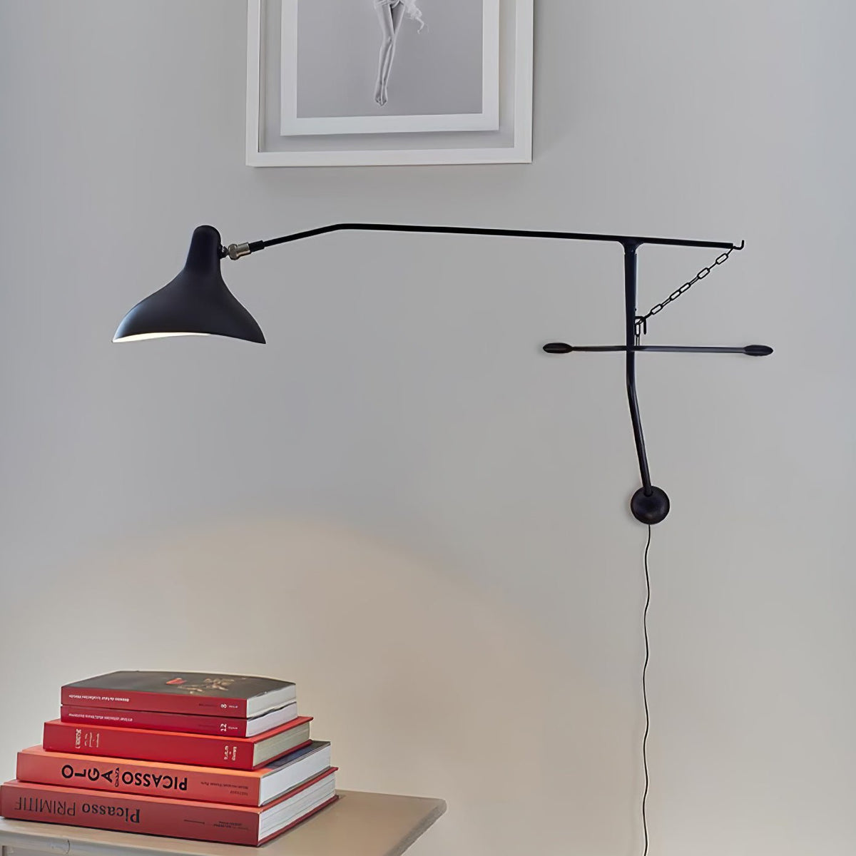 Ivsolarae zeitgenössische minimalistische Arm-Wandleuchte