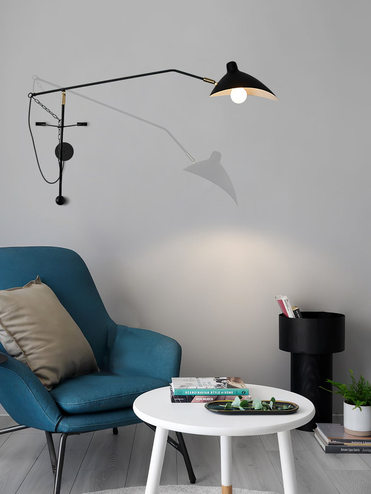 Ivsolarae zeitgenössische minimalistische Arm-Wandleuchte