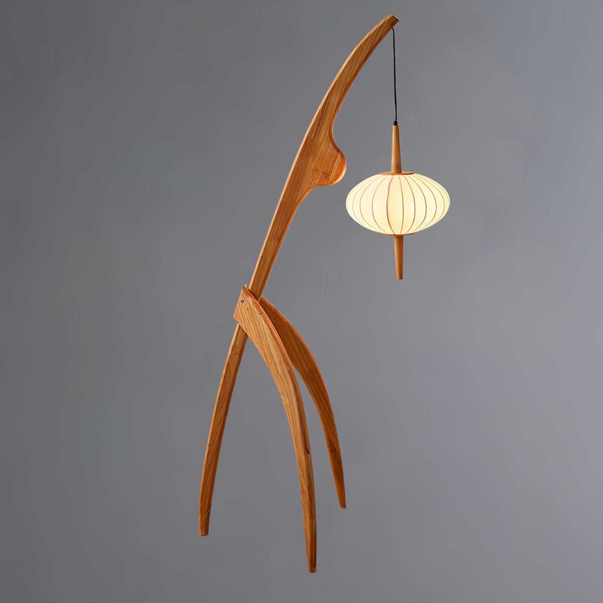 Ulen Mid-Century-Stil Stehleuchte aus Holz