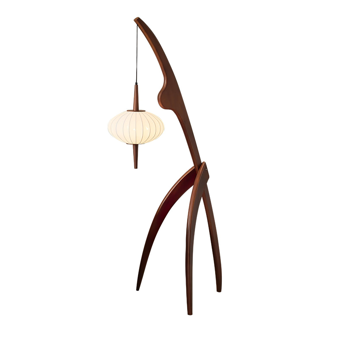 Ulen Mid-Century-Stil Stehleuchte aus Holz