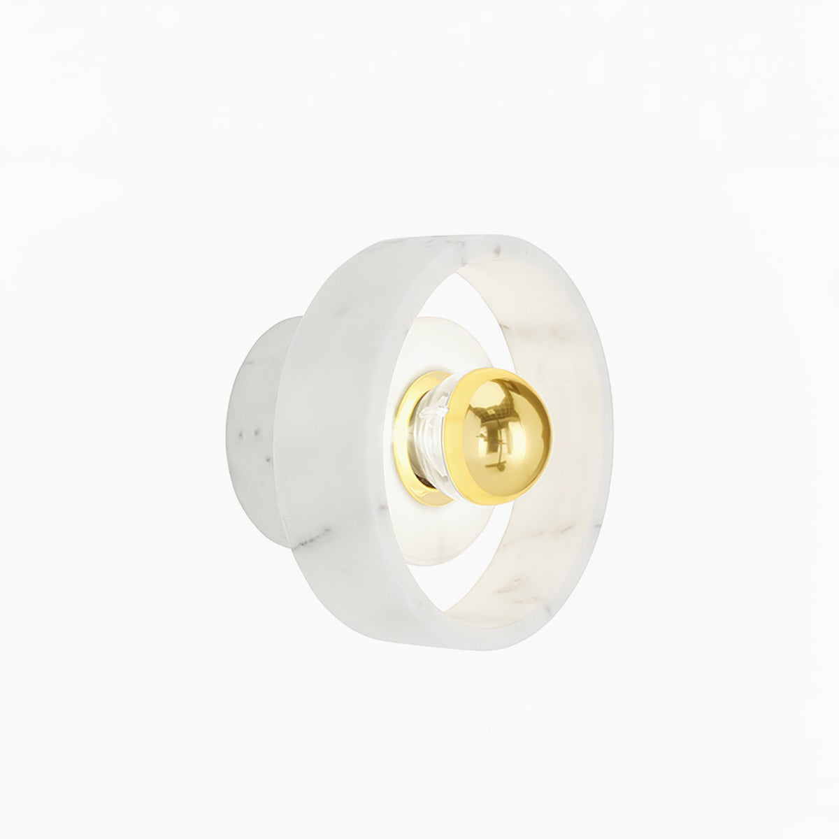 Aurvelora Premium skandinavische Kunst Aura Marmor-Wandleuchte