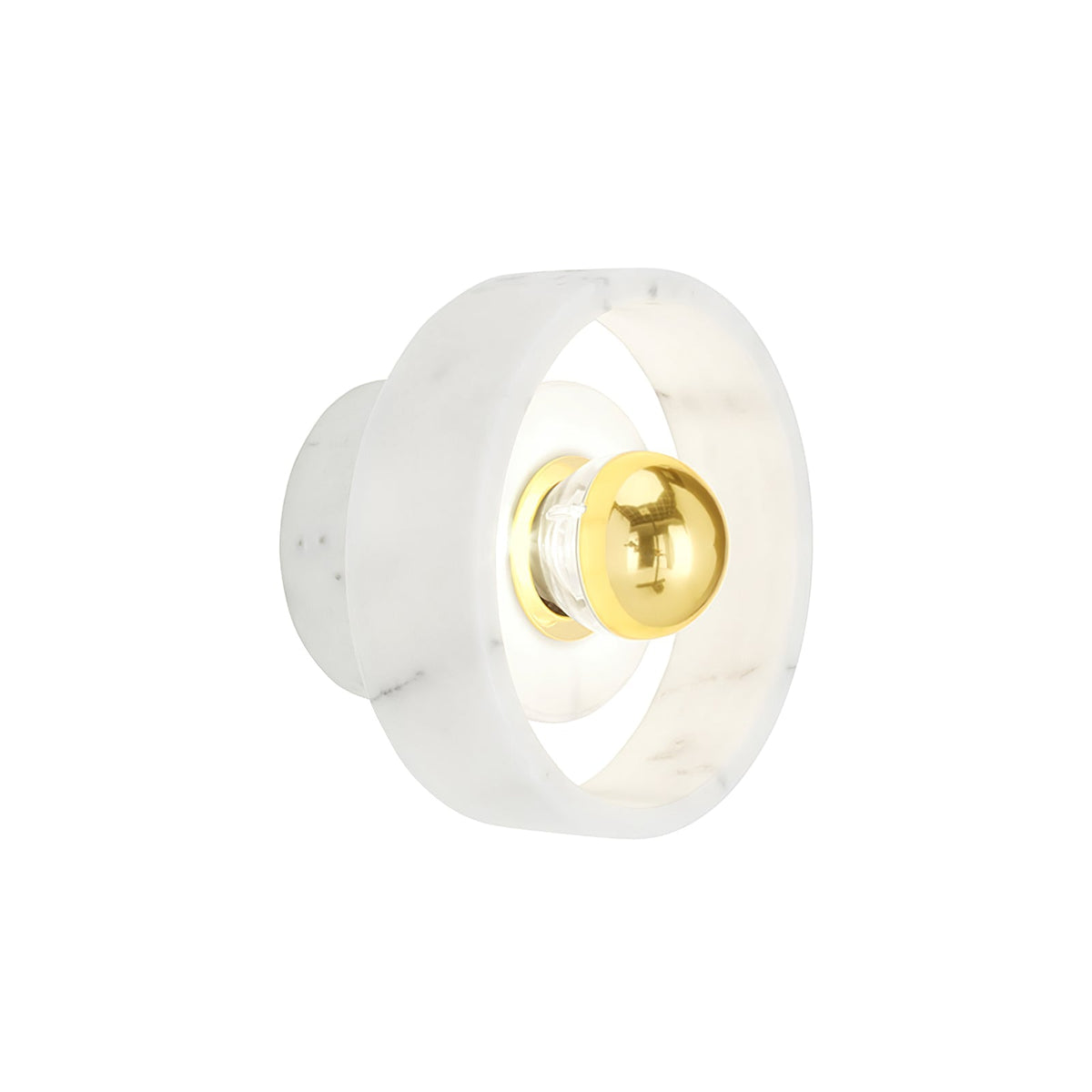 Aurvelora Premium skandinavische Kunst Aura Marmor-Wandleuchte