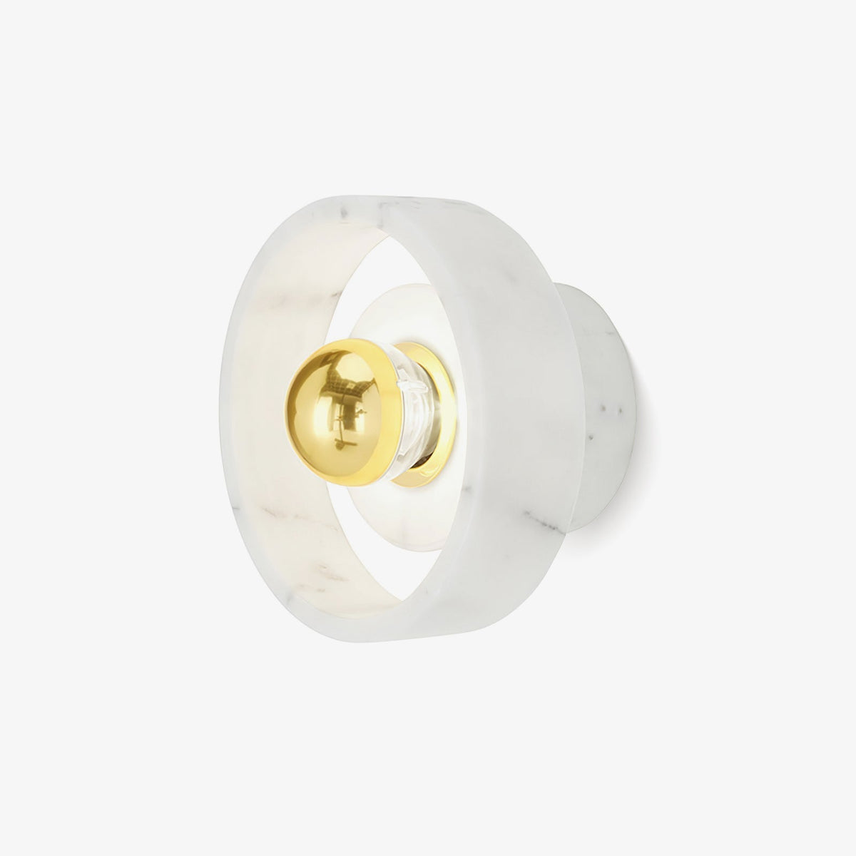 Aurvelora Premium skandinavische Kunst Aura Marmor-Wandleuchte