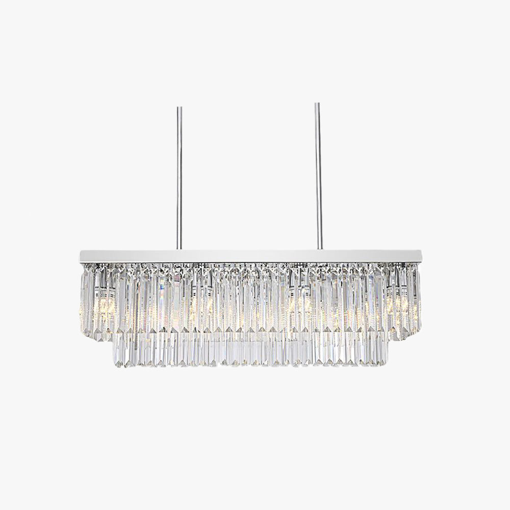 Kristy Moderne Art Deco LED-Pendelleuchte, Kristall/Metall