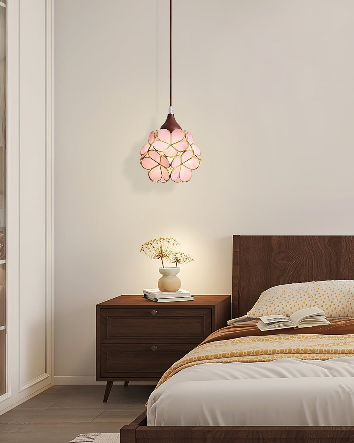 Velina Pink Petal Pendelleuchte