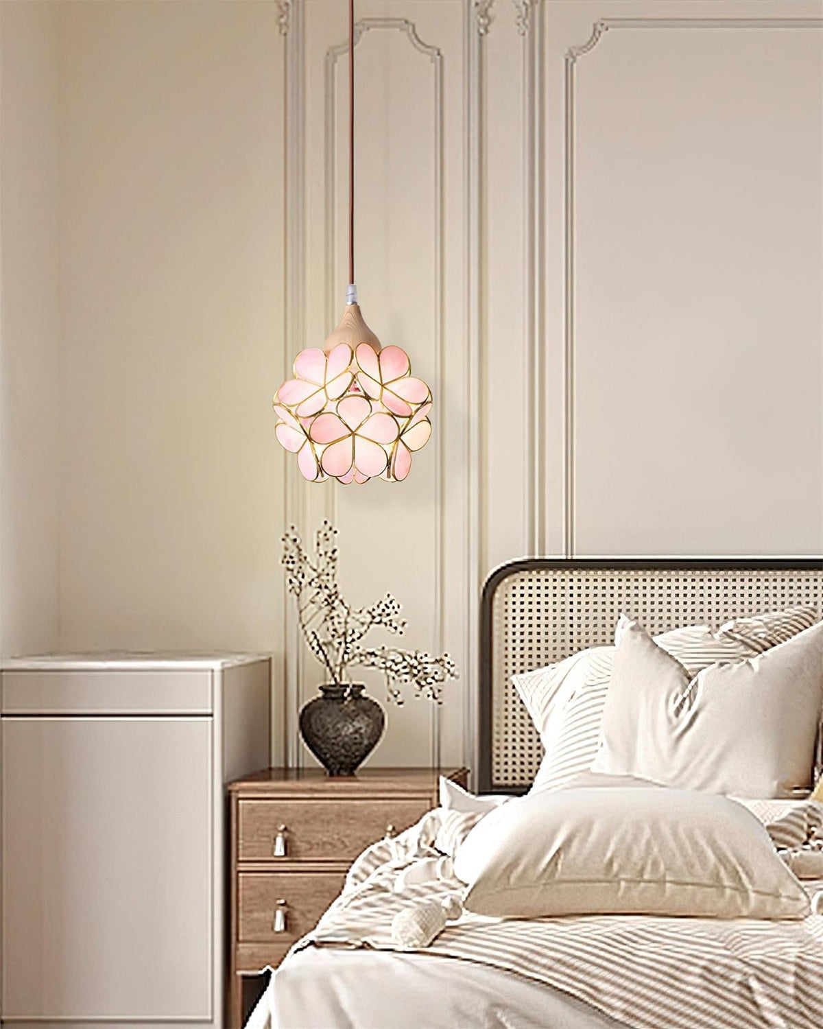 Velina Pink Petal Pendelleuchte