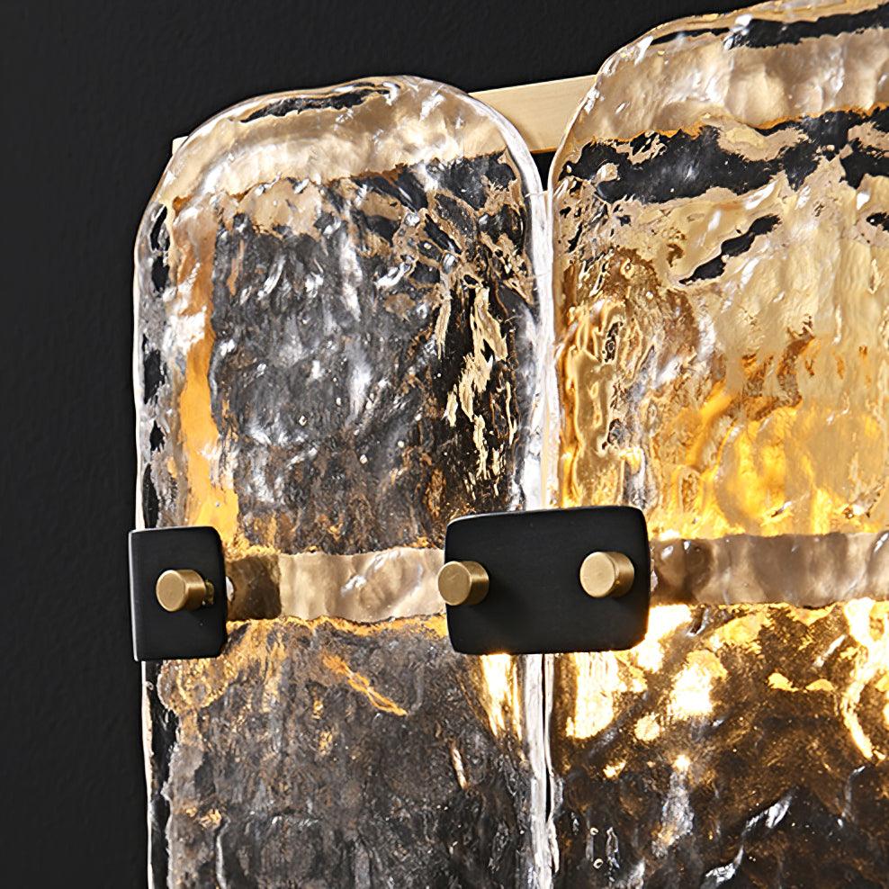 Eiruaine Massive Glas Wandleuchte