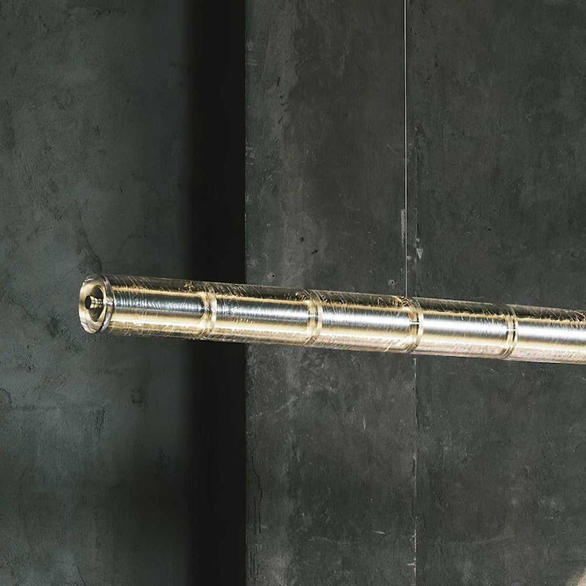 Karoa Linear Pendelleuchte aus transparentem Glas
