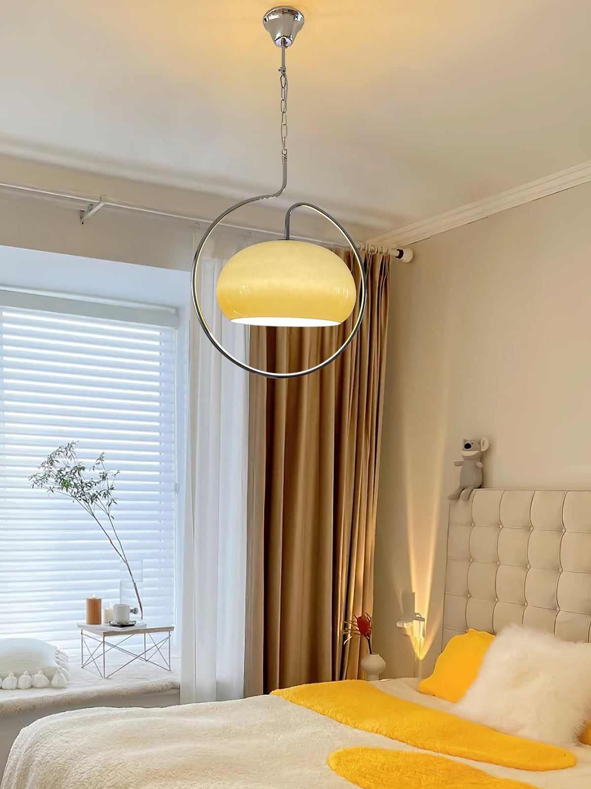 Xune Pendelleuchte aus Glas im Retro-Stil