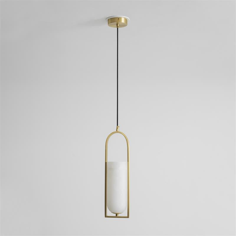 Svala Arch Alabaster Pendelleuchte