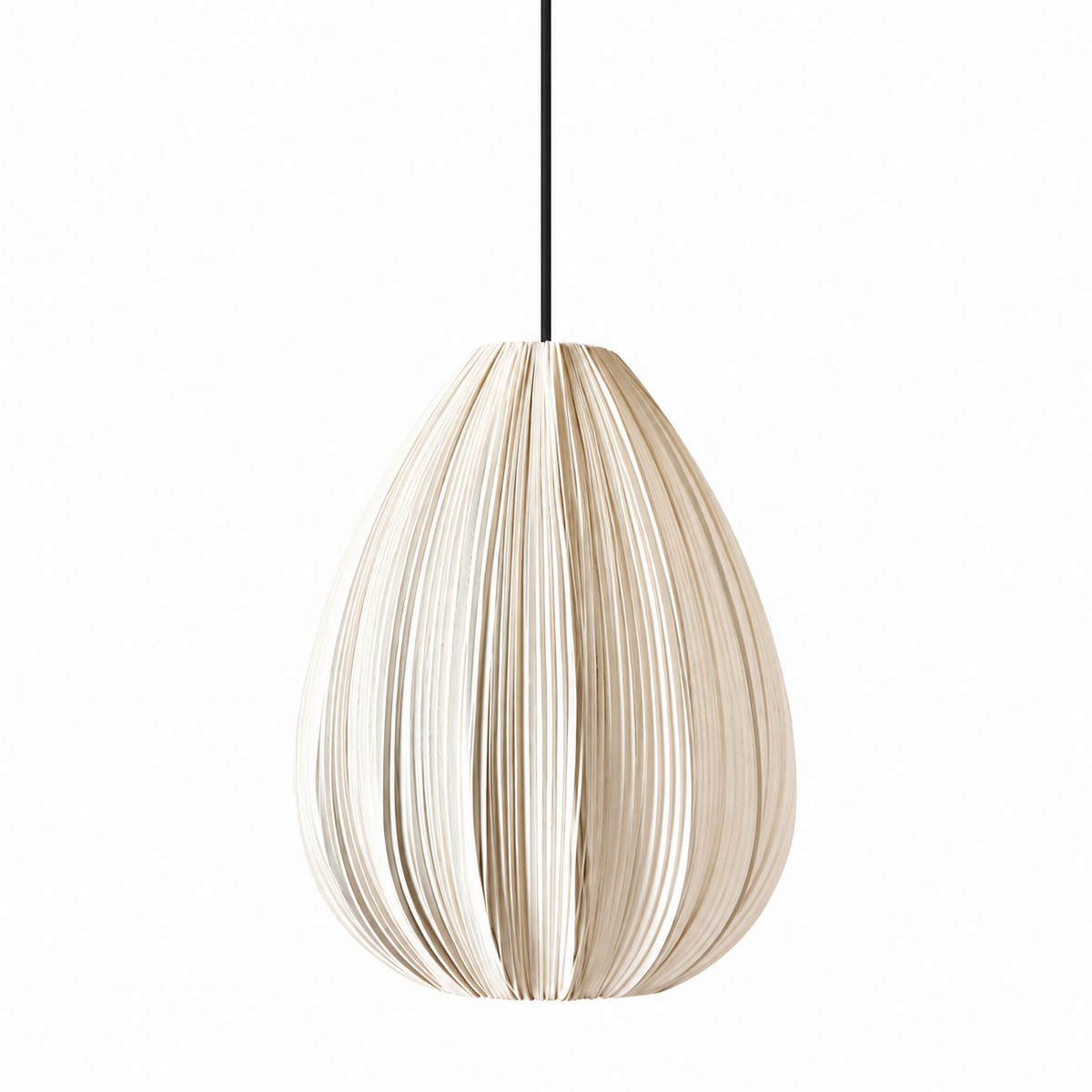 Casterwyn Plissierte Stoff-Pendelleuchte