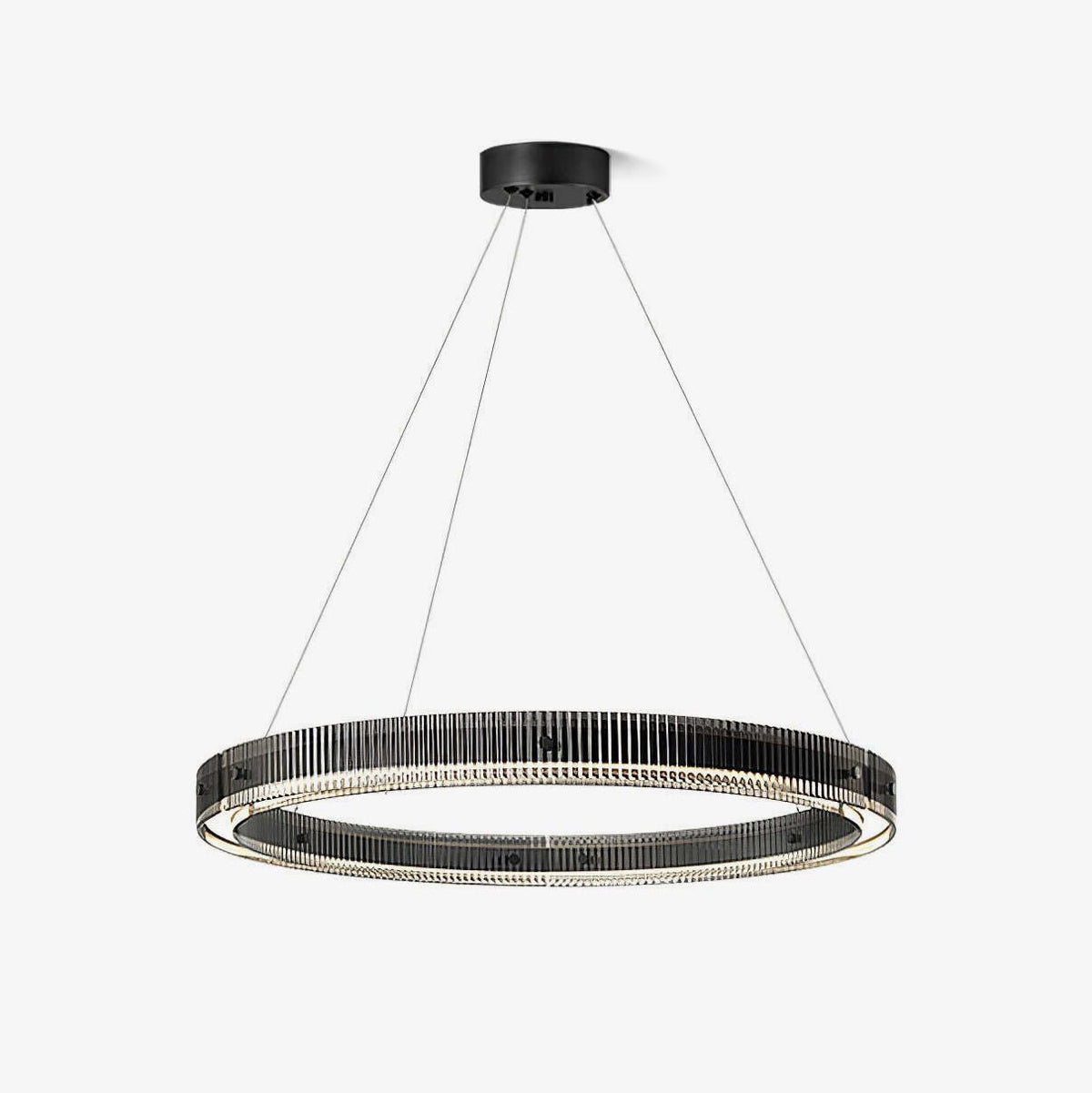 Veliviel Kronleuchter Ring minimalistisch mit LED