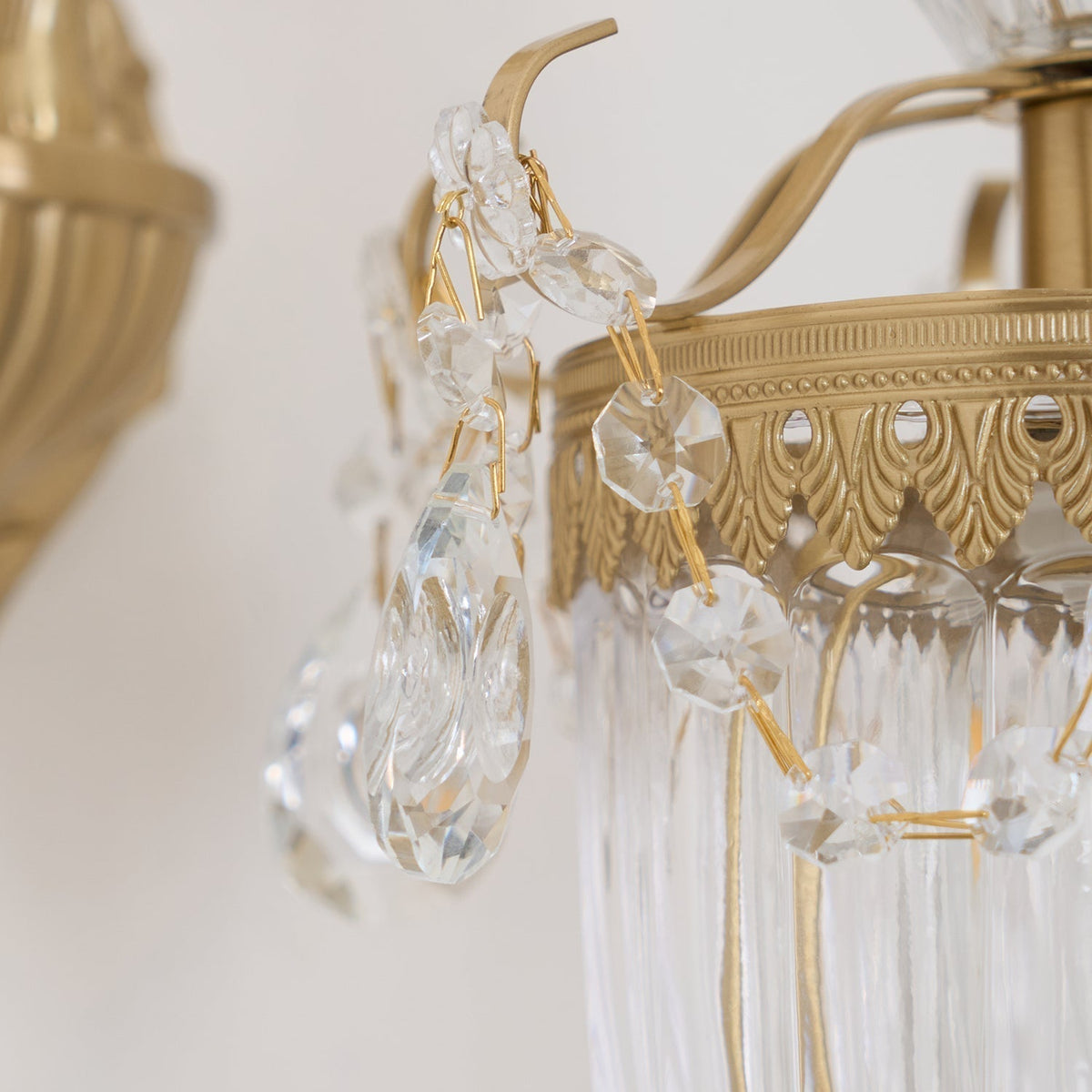 Vireon Wandleuchte Gold Doppel-Wandleuchte modern zeitgenössisch