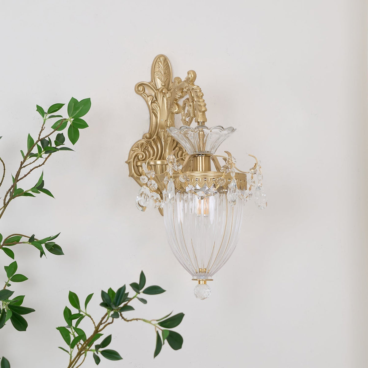 Vireon Wandleuchte Gold Doppel-Wandleuchte modern zeitgenössisch