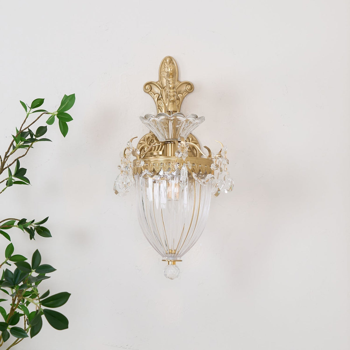 Vireon Wandleuchte Gold Doppel-Wandleuchte modern zeitgenössisch