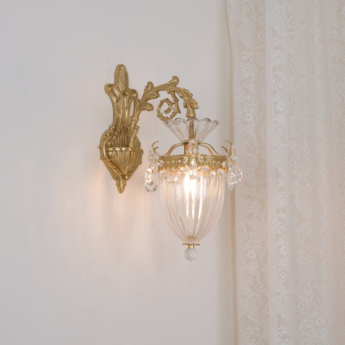 Vireon Wandleuchte Gold Doppel-Wandleuchte modern zeitgenössisch