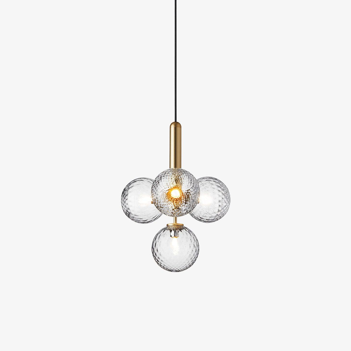 Lioraraya Pendelleuchte aus Glas im klassischen Industriestil