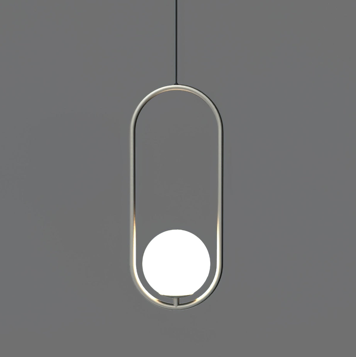 Orieria Pendelleuchte aus Messing im modernen Ringdesign
