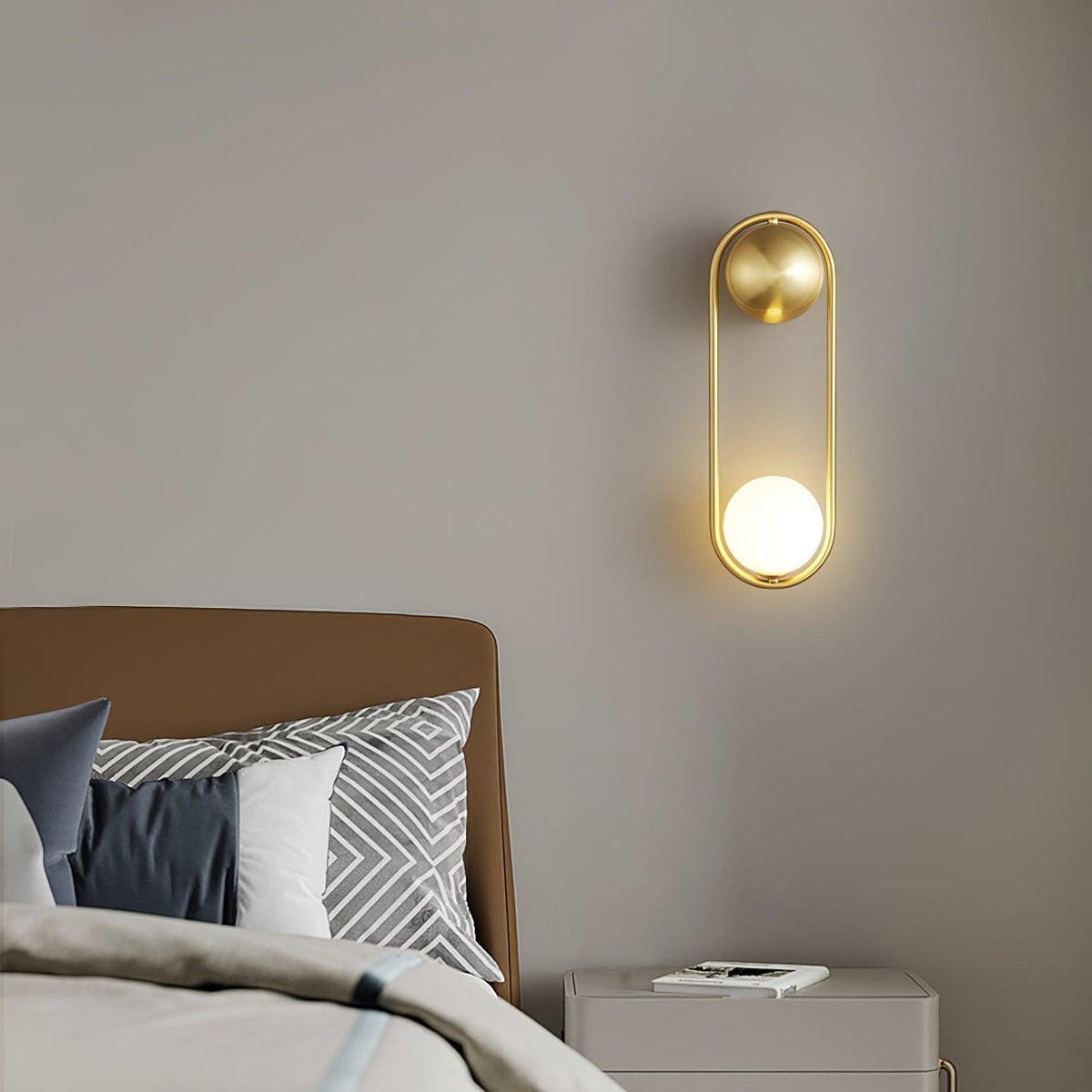 Solarine Radiain Messing Minimalistische Wandleuchte