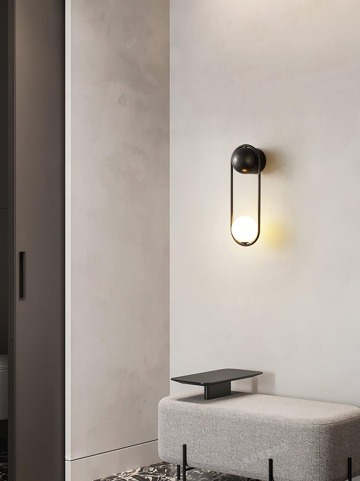 Solarine Radiain Messing Minimalistische Wandleuchte