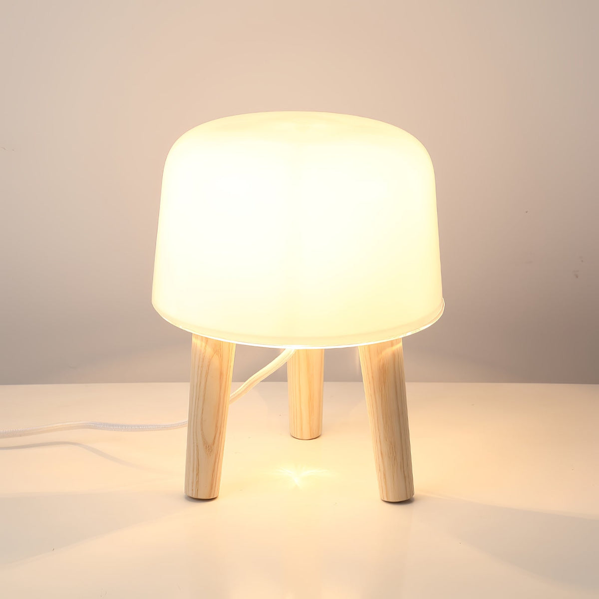 GlowPod Tischleuchte aus Holz