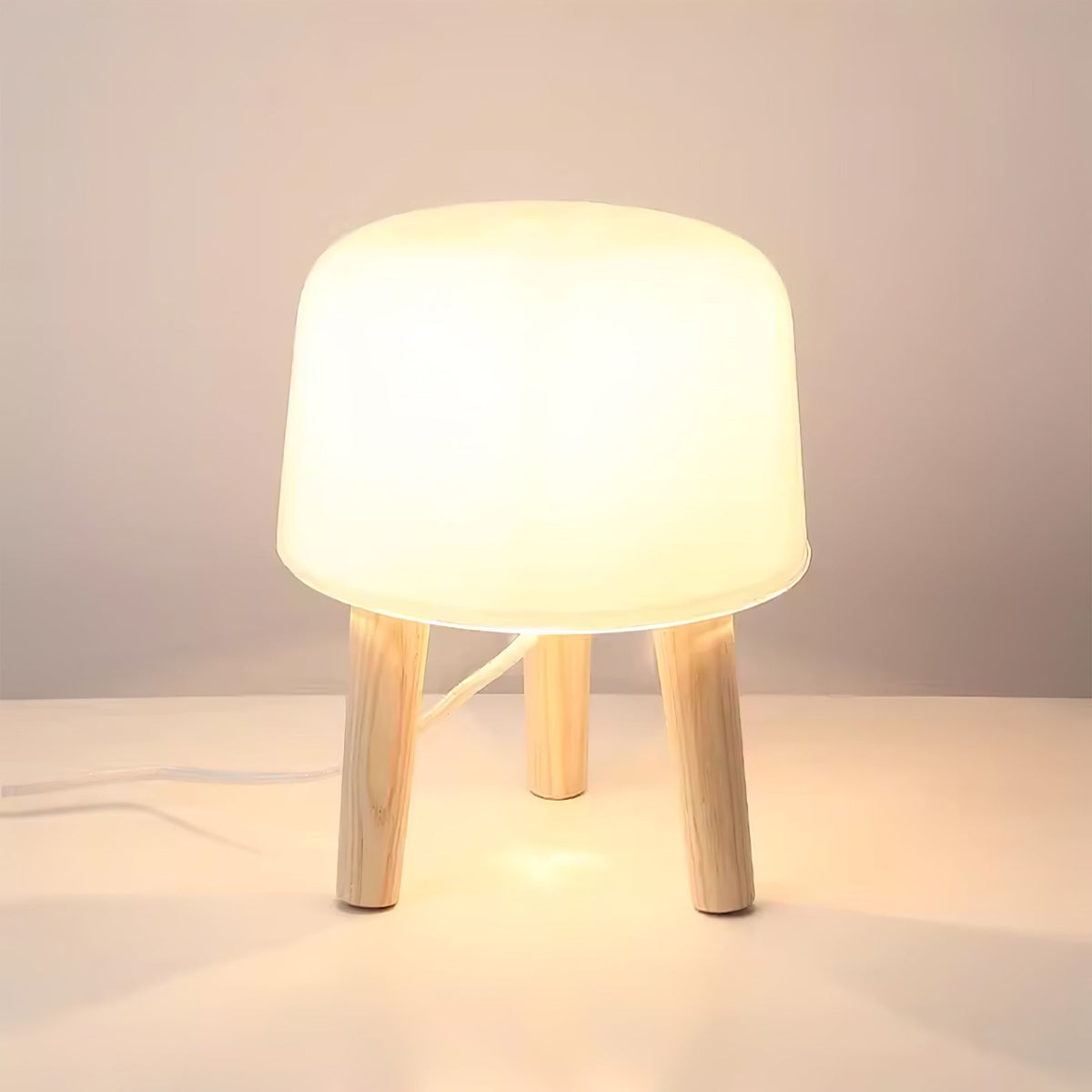 GlowPod Tischleuchte aus Holz