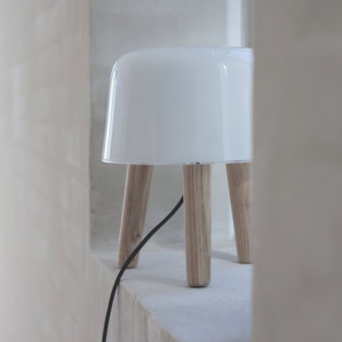 GlowPod Tischleuchte aus Holz
