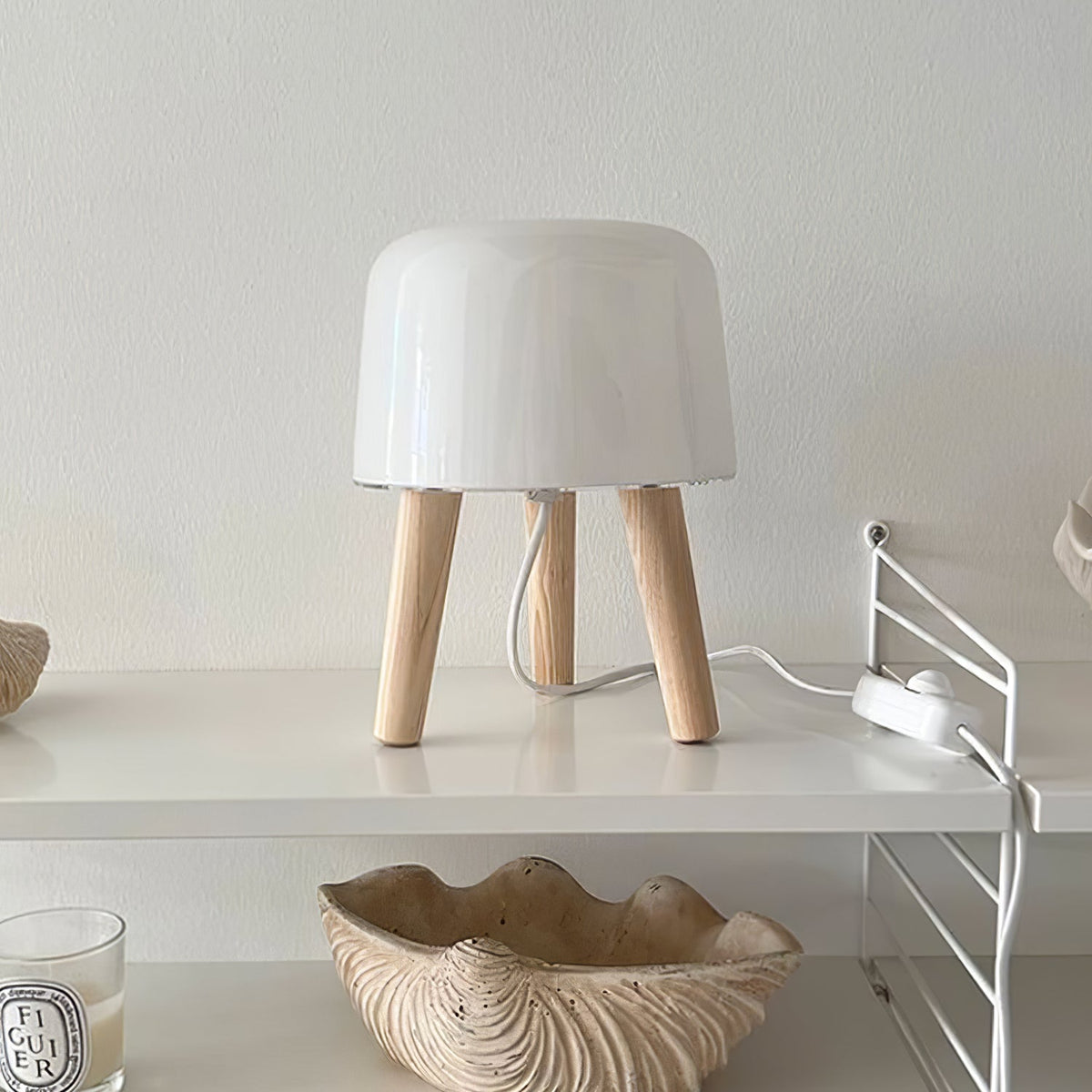 GlowPod Tischleuchte aus Holz