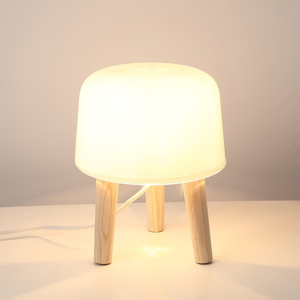 GlowPod Tischleuchte aus Holz