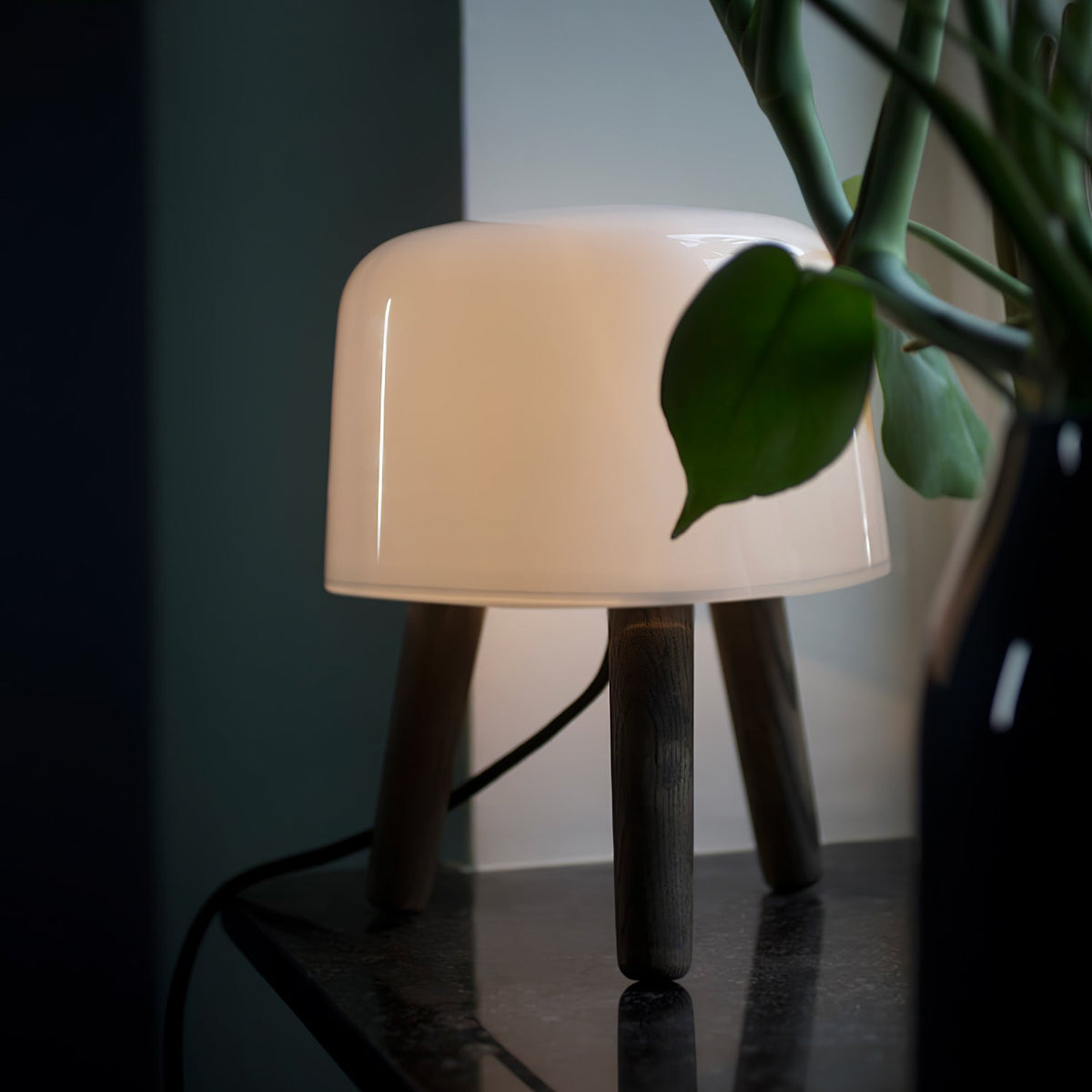 GlowPod Tischleuchte aus Holz